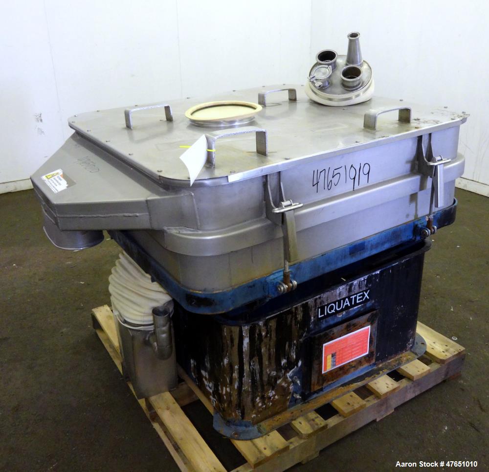 Used Rotex Liquatex Model L44-1-C, Separators Screener