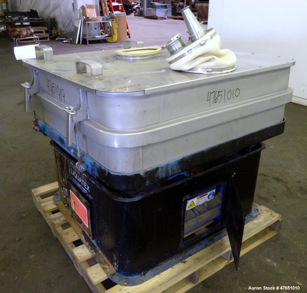 Used Rotex Liquatex Model L44-1-C, Separators Screener