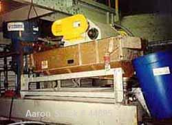 USED:  Smico Rectangular Vibratory Screener, 304 Stainless Steel.  Approximately 21" wide x 72" long uphill, single deck, no top cover.  6" end bottom fines outlet. Driven by (2) top mounted 1/2 HP,3...