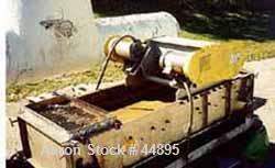 USED:  Smico Rectangular Vibratory Screener, 304 Stainless Steel.  Approximately 21" wide x 72" long uphill, single deck, no top cover.  6" end bottom fines outlet. Driven by (2) top mounted 1/2 HP,3...