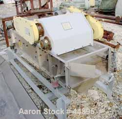 USED:  Smico Rectangular Vibratory Screener, 304 Stainless Steel.  Approximately 21" wide x 72" long uphill, single deck, no top cover.  6" end bottom fines outlet. Driven by (2) top mounted 1/2 HP,3...