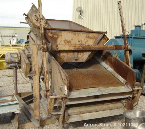 Used 48" X 96" Simplicity type 2 Deck  Screener sold by Murrysville Machinery Company, Irwin, PA. Unit is open top two deck design, primarily used for aggregate or sand screening. Unit has attached f...