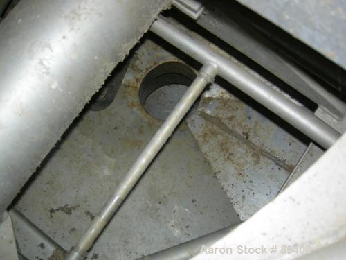 Used Sweco Full Flow Ellipitical Motion Rectangular Separator, Model EM-3A, Pre-Tension Screen Design, 304 Stainless Steel. Approximately 46" wide x 9' long. Approximately 30 square feet surface area...