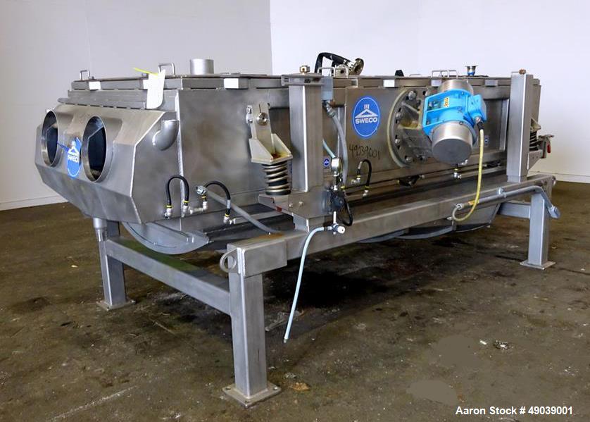 Used Sweco Wet Rectangular Separator, Model EM3-1W.