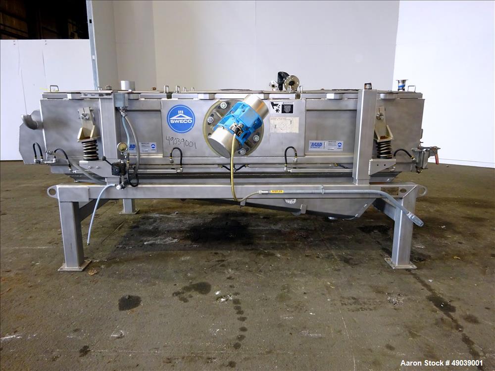 Used Sweco Wet Rectangular Separator, Model EM3-1W.