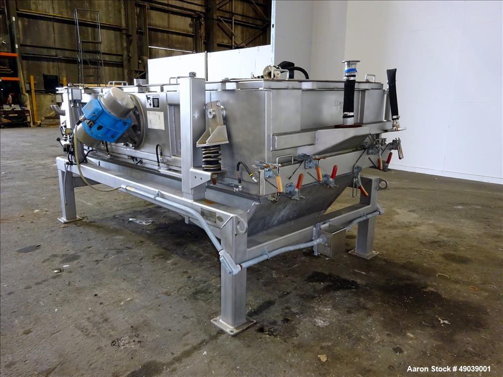 Used- Sweco Wet Rectangular Separator, Model EM3-1W.