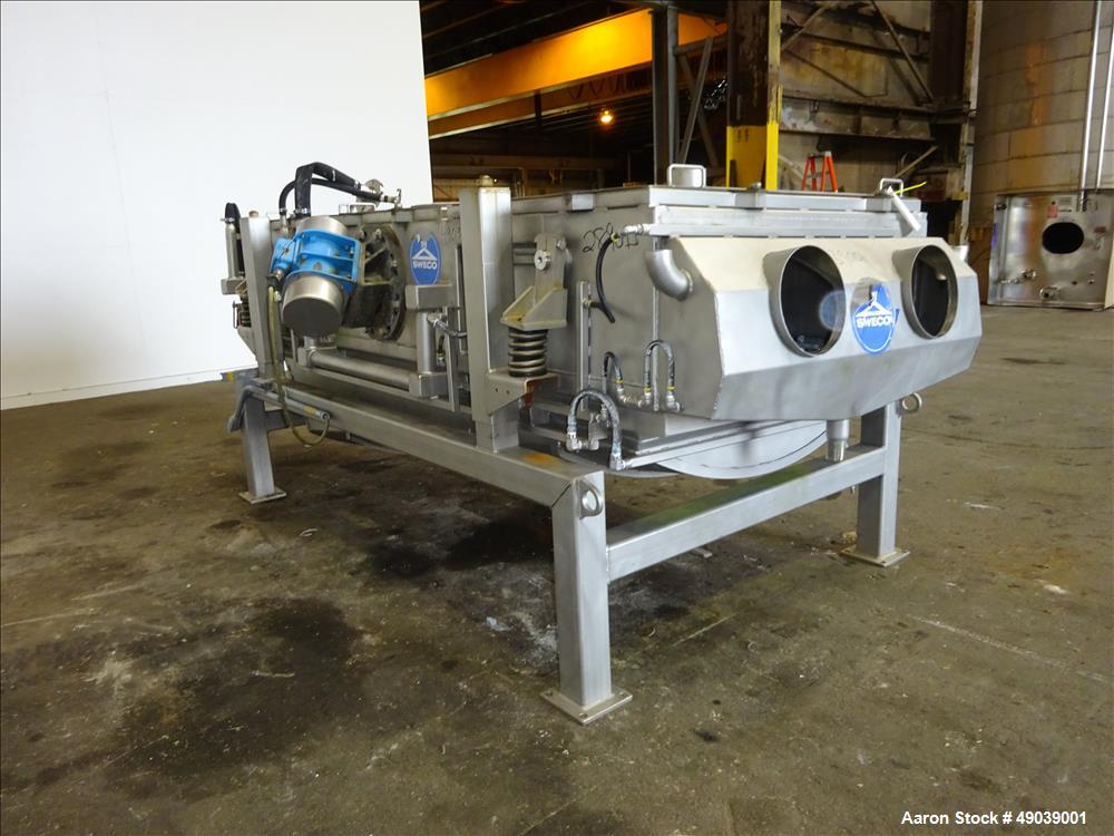 Used Sweco Wet Rectangular Separator, Model EM3-1W.