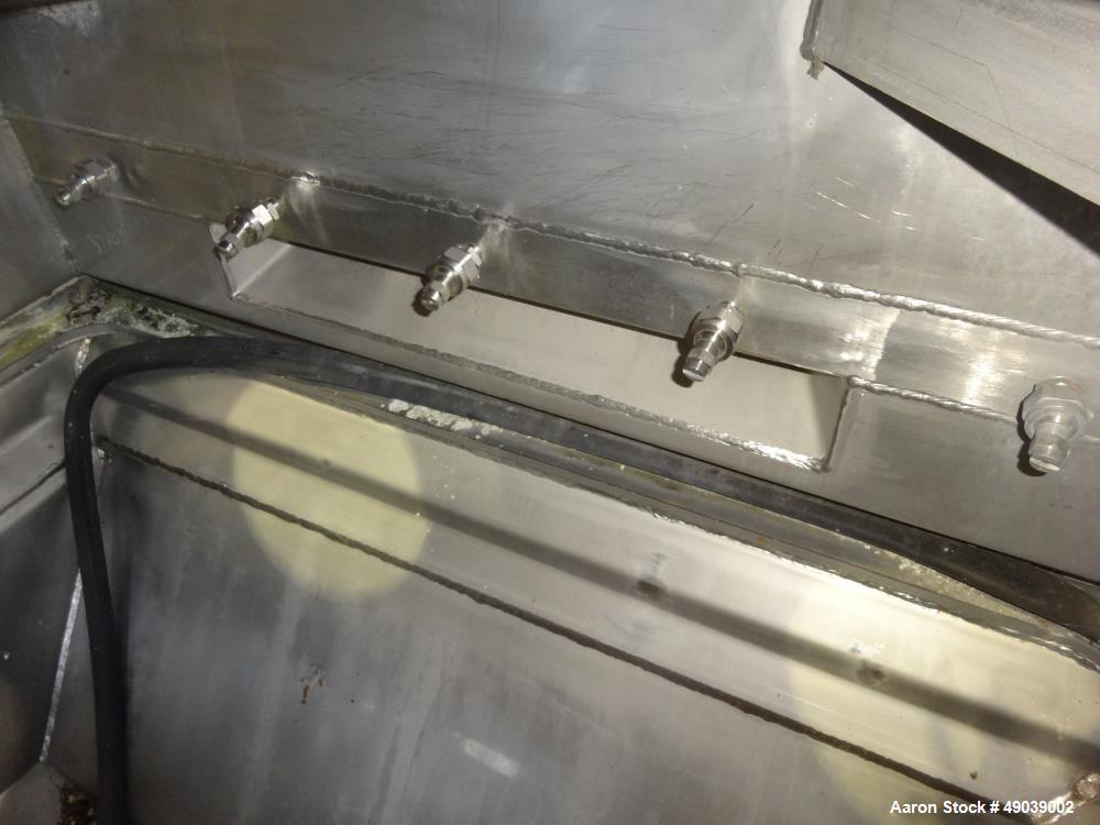 Used Sweco Wet Rectangular Separator, Model EM3-1W, 316 Stainless Steel