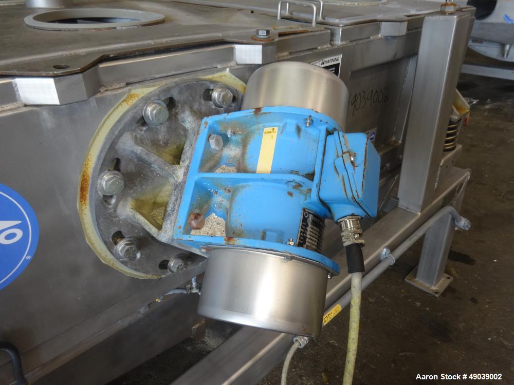 Used Sweco Wet Rectangular Separator, Model EM3-1W, 316 Stainless Steel
