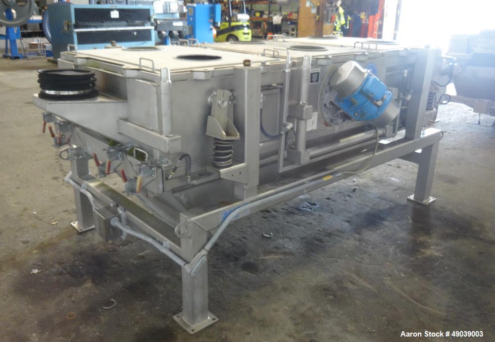 Used- Sweco Wet Rectangular Separator, Model EM3-1W