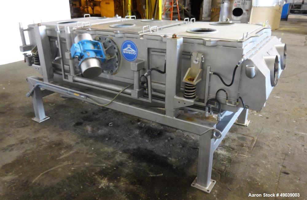Used Sweco Wet Rectangular Separator, Model EM3-1W