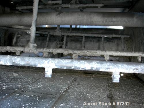 Used Sweco Full Flow Separator, Model RM3A, 316 Stainless Steel. 4' Wide x 9' long deck with 3 sections of screen, designed for wet process, 6" inlet, bottom coned tray discharge with 6" outlet, top ...