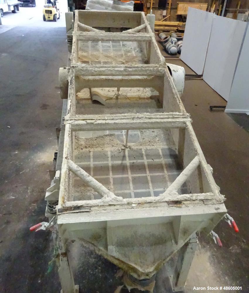 Used Sweco Rectangular Separator / Screener, Model RM4-1A, Carbon Steel.
