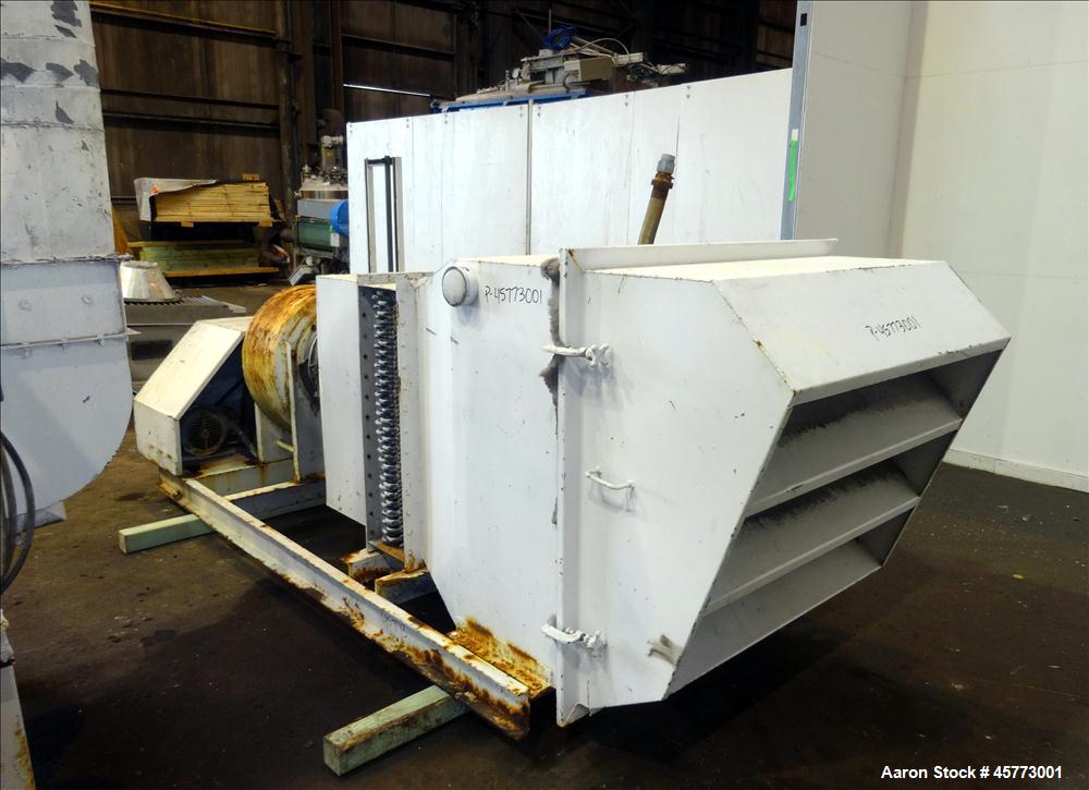 Used Witte Vibrating Air-Cooler Classifier System Consisting Of: (1) Witte Screener model 436-D, 36" Wide x 62" Long, 304 stainless steel. Single deck, (2) separation, driven by a 1.5 hp, 208-230-460...