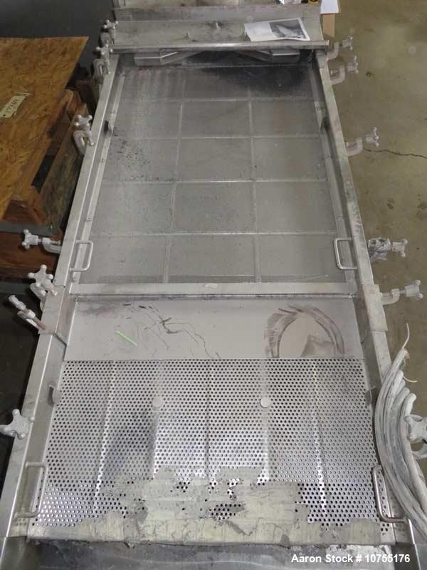 Used Witte Vibratory Screener – 36” x 96” Area, Stainless Steel, 3 Outlets, Dual Screens