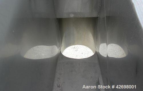 Used Witte Screener, 304 Stainless Steel. 35" Wide x 52" long, 2 separations. Includes a 24’’ long section of intake cover. Screener driven by 1 hp, 3/60/230/460 volt, 1720 rpm motor thru a Witte Siz...