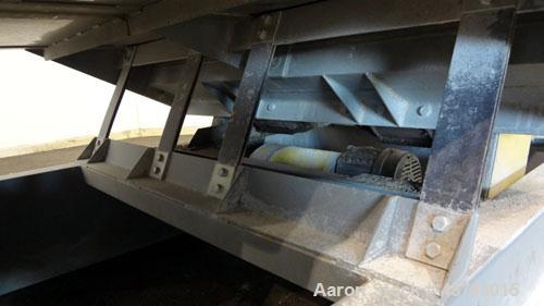 Used Witte 2 Deck Classifier, 304 Stainless Steel. Approximately 61” x 108” long, dual screening sections with removable screens, approximate 66" long. Includes a motor and dual vibrator. Mounted on ...