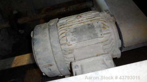 Used Witte 2 Deck Classifier, 304 Stainless Steel. Approximately 61” x 108” long, dual screening sections with removable screens, approximate 66" long. Includes a motor and dual vibrator. Mounted on ...
