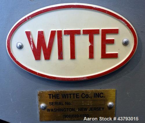 Used Witte 2 Deck Classifier, 304 Stainless Steel. Approximately 61” x 108” long, dual screening sections with removable screens, approximate 66" long. Includes a motor and dual vibrator. Mounted on ...