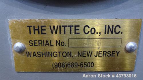Used Witte 2 Deck Classifier, 304 Stainless Steel. Approximately 61” x 108” long, dual screening sections with removable screens, approximate 66" long. Includes a motor and dual vibrator. Mounted on ...