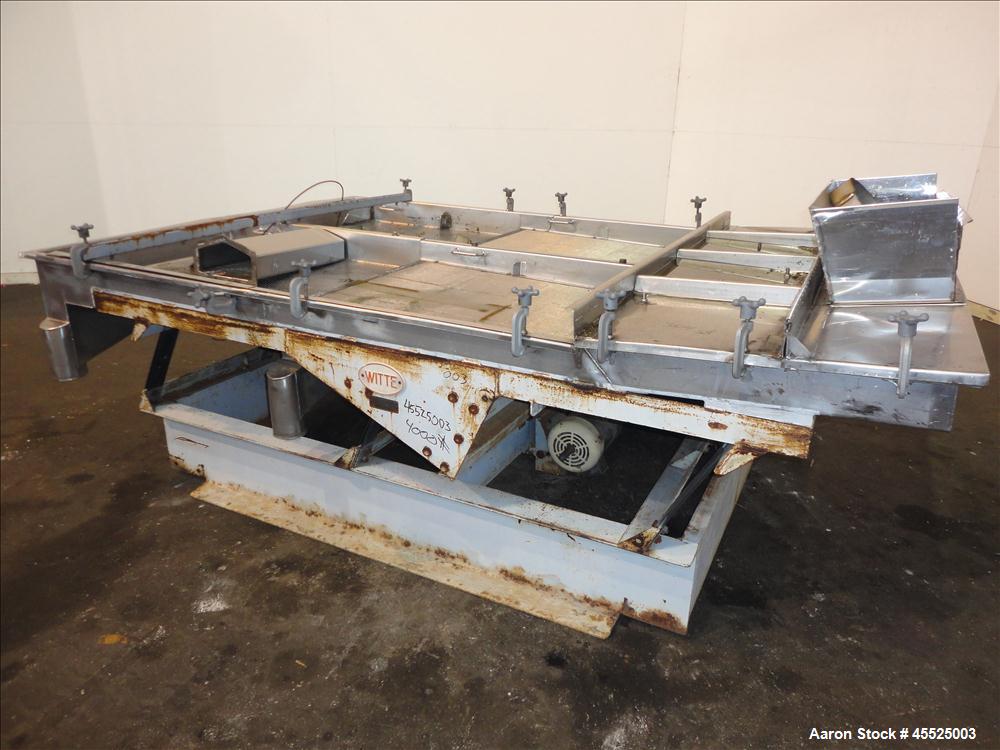 Used Stainless Steel Witte Screener