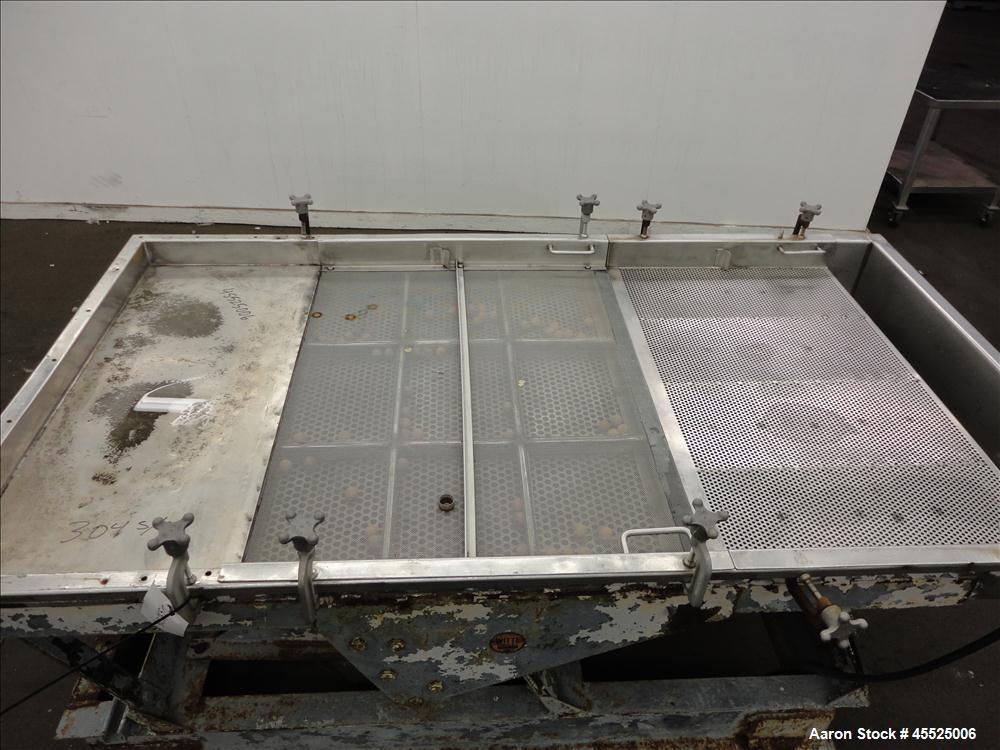 Used Stainless Steel Witte Screener