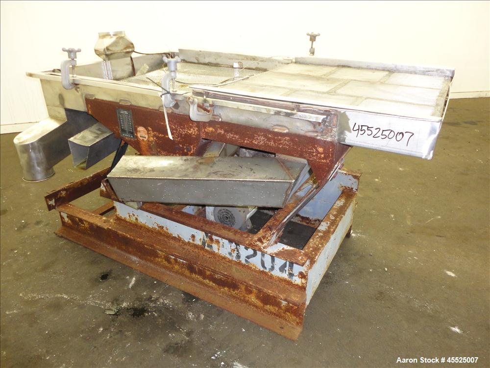 Used Stainless Steel Witte Screener