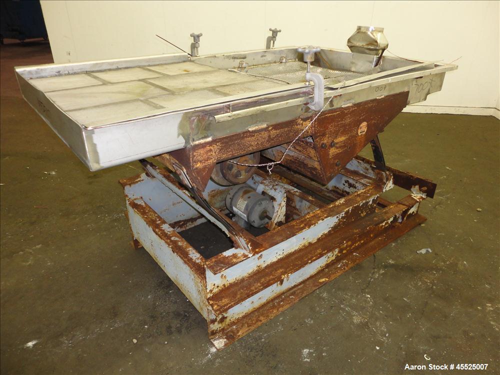 Used Stainless Steel Witte Screener