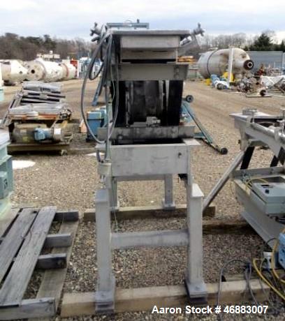 Used WITTE STAINLESS STEEL 2-DECK CLASSIFIER WITH 10" X 54" SCREEN DECK.