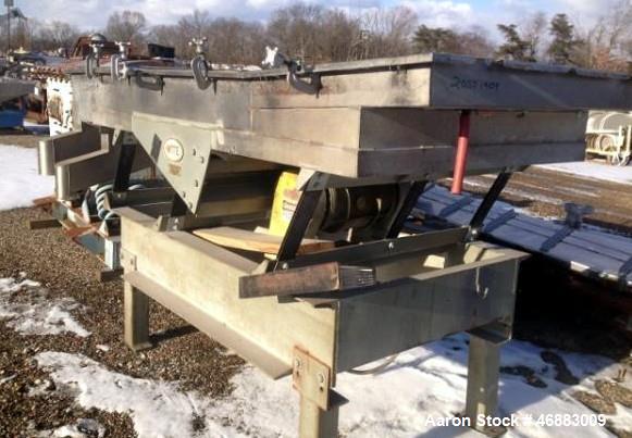 Used WITTE STAINLESS STEEL 2-DECK CLASSIFIER WITH APPROXIMATELY 48" X 96" SCREEN DECK.  NO SCREEN INCLUDED