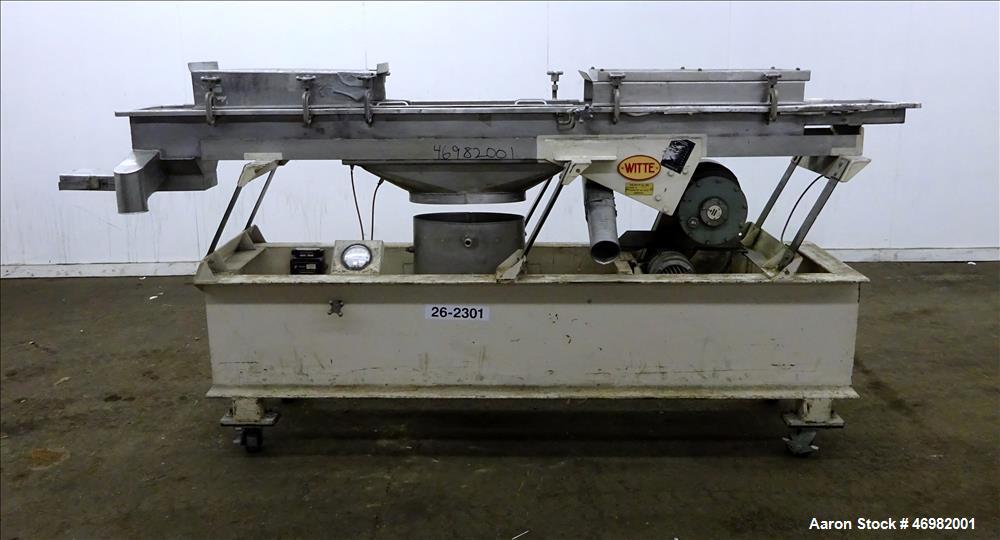 Used Witte Classifying Screen, 304 Stainless Steel.