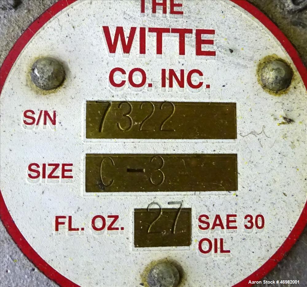 Used Witte Classifying Screen, 304 Stainless Steel.