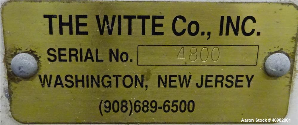 Used Witte Classifying Screen, 304 Stainless Steel.
