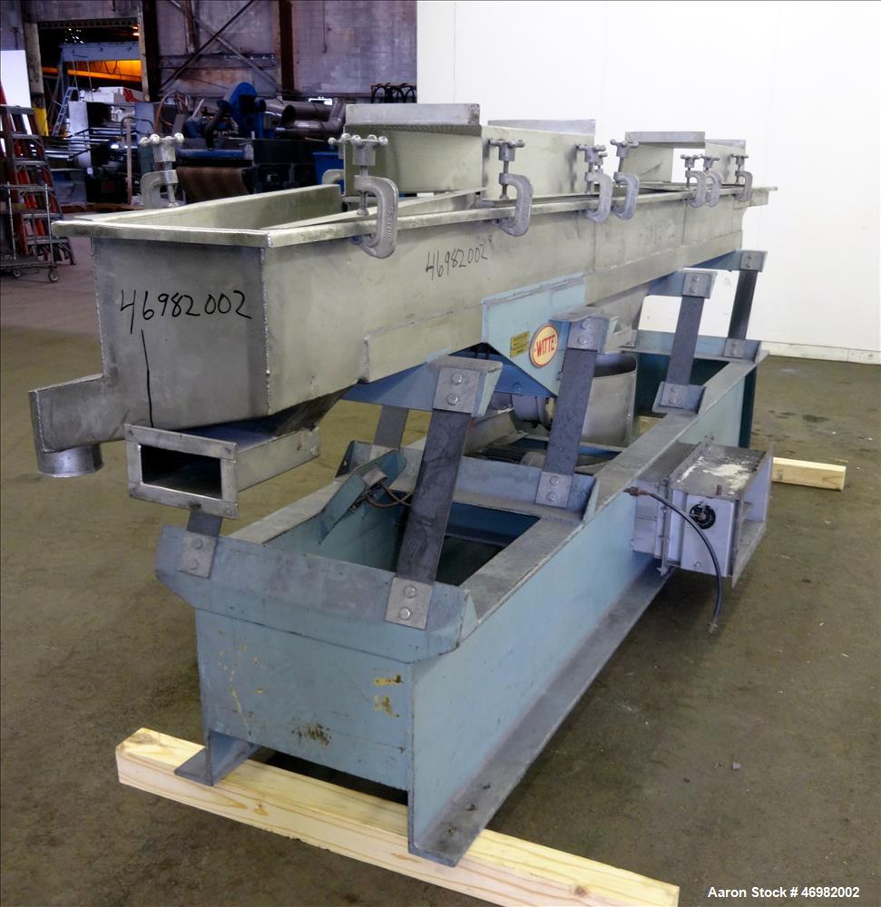 Used Witte Classifying Screen, 304 Stainless Steel.