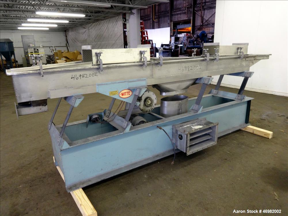 Used Witte Classifying Screen, 304 Stainless Steel.