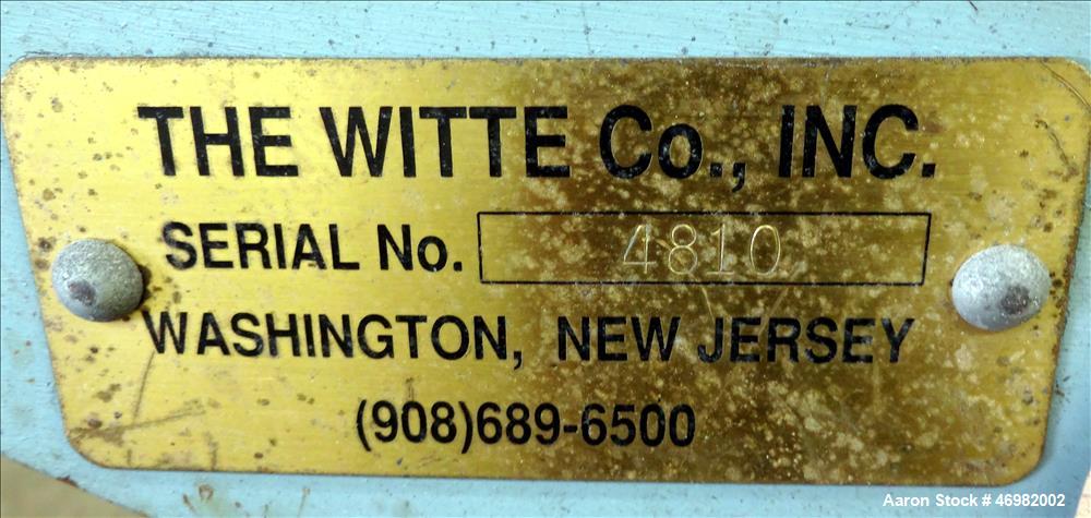 Used Witte Classifying Screen, 304 Stainless Steel.
