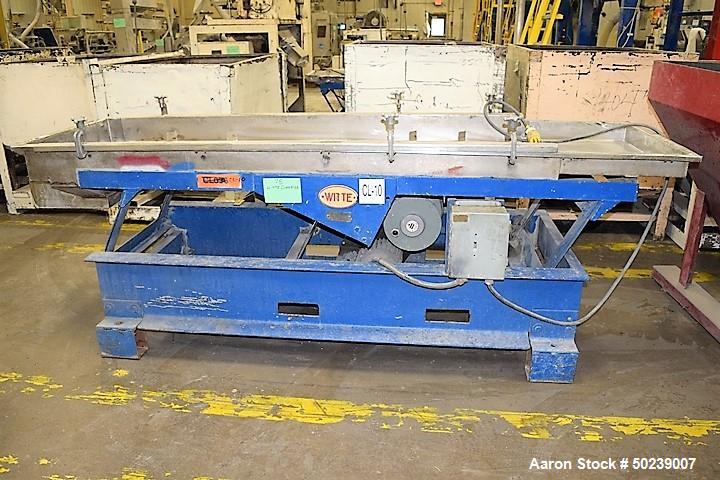 Used- Witte Rectangular Classifier, Stainless Steel.