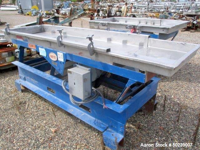 Used- Witte Rectangular Classifier, Stainless Steel.