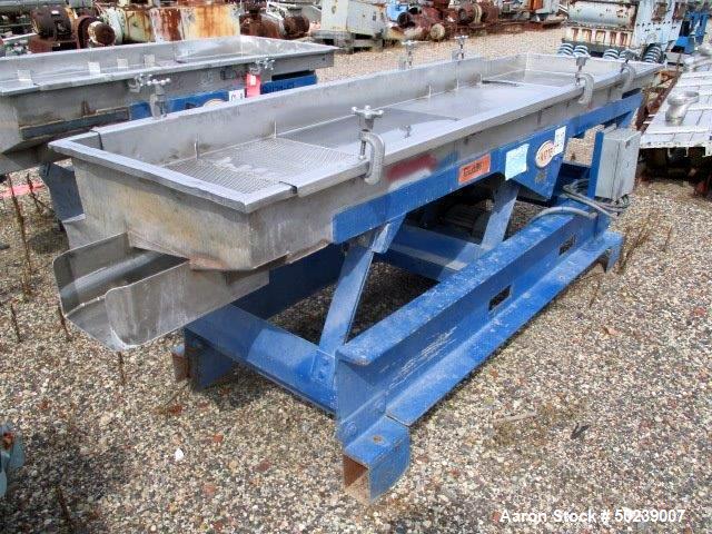 Used- Witte Rectangular Classifier, Stainless Steel.