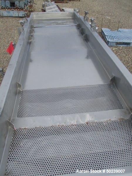 Used- Witte Rectangular Classifier, Stainless Steel.