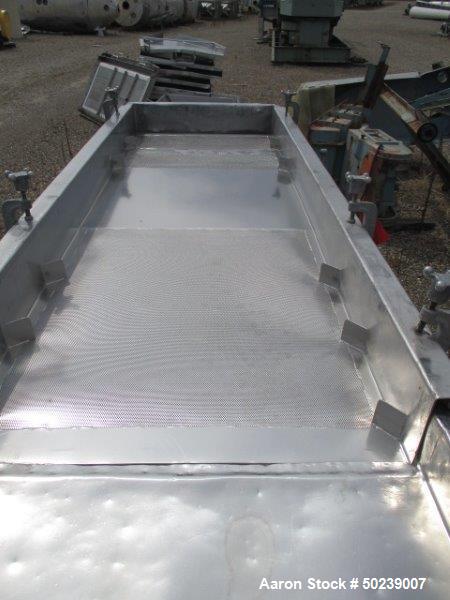 Used- Witte Rectangular Classifier, Stainless Steel.