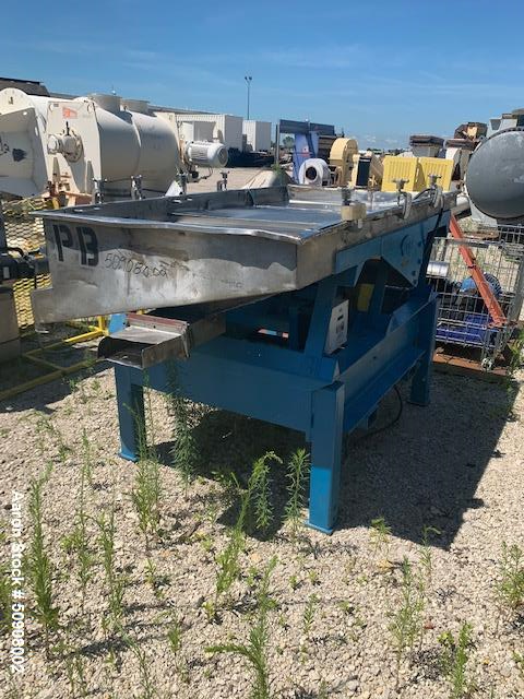Used Witte Rectangular Screener, 304 Stainless Steel.