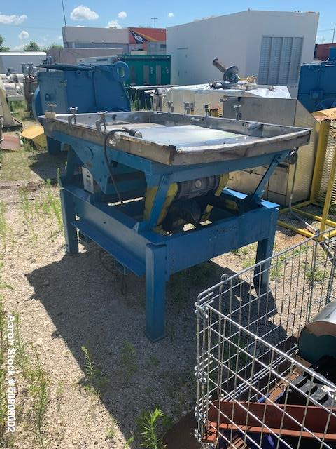 Used Witte Rectangular Screener, 304 Stainless Steel.