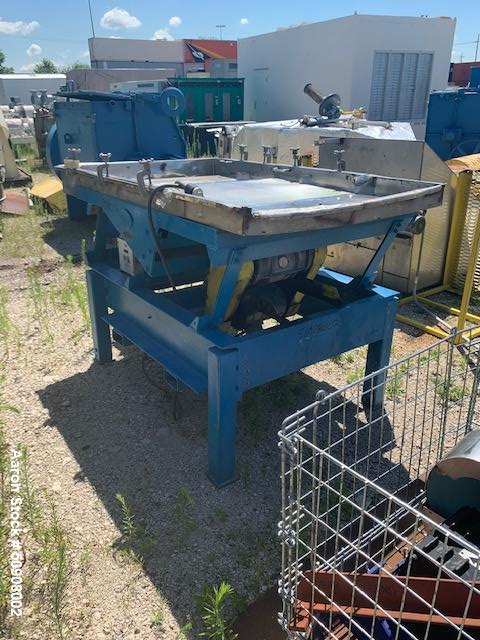 Used- Witte Rectangular Screener, 304 Stainless Steel.