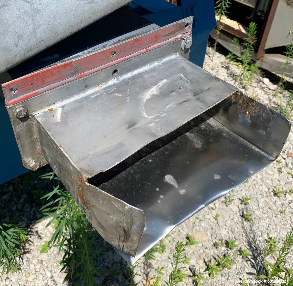 Used Witte Rectangular Screener, 304 Stainless Steel.