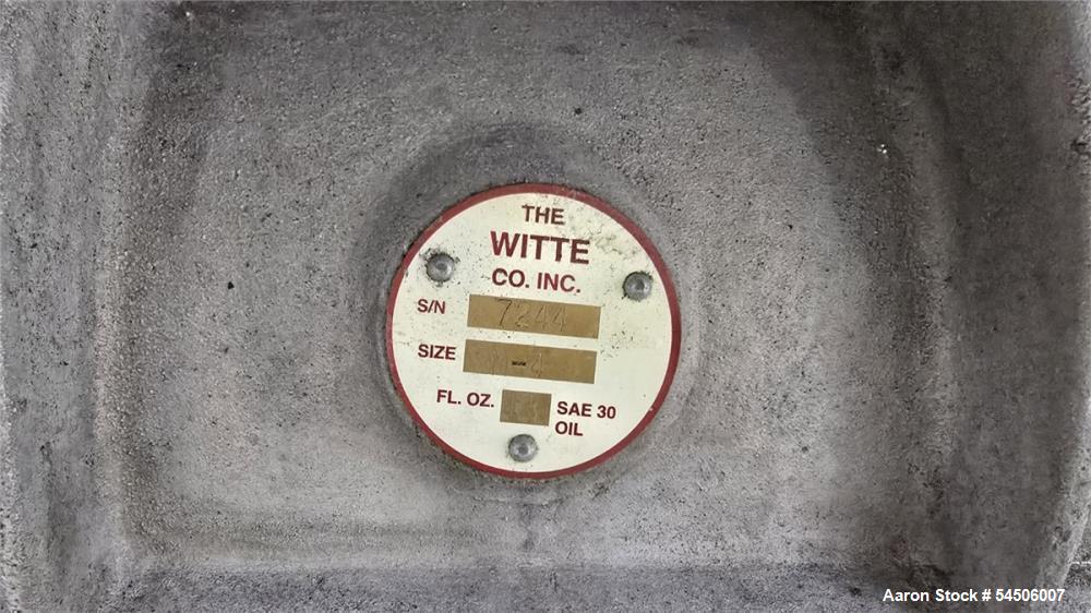 Used Witte 48" x 60" Plastic Pellet Classifier Table – Two-Stage Vibratory Pellet Screening System