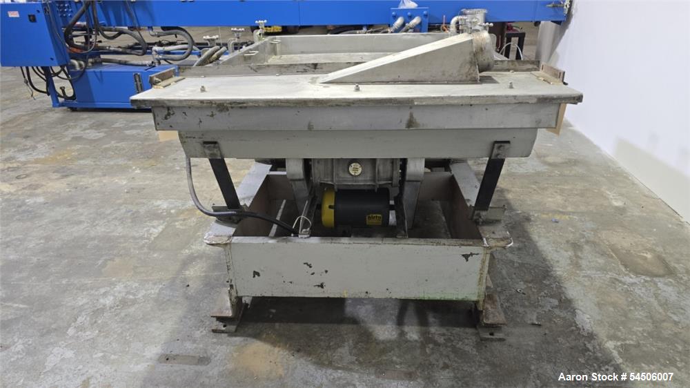 Used Witte 48" x 60" Plastic Pellet Classifier Table – Two-Stage Vibratory Pellet Screening System