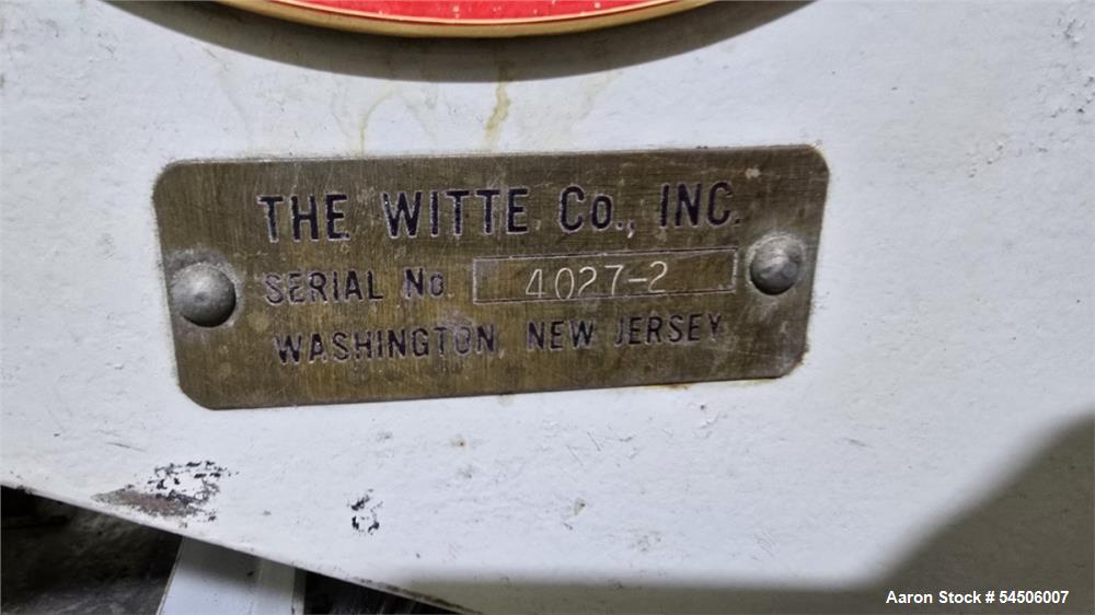 Used Witte 48" x 60" Plastic Pellet Classifier Table – Two-Stage Vibratory Pellet Screening System