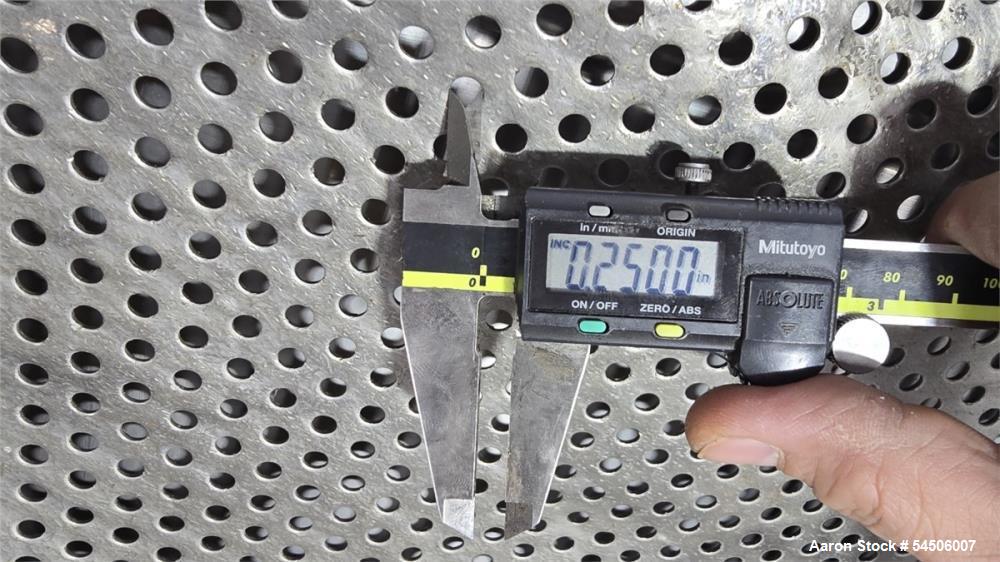 Used Witte 48" x 60" Plastic Pellet Classifier Table – Two-Stage Vibratory Pellet Screening System