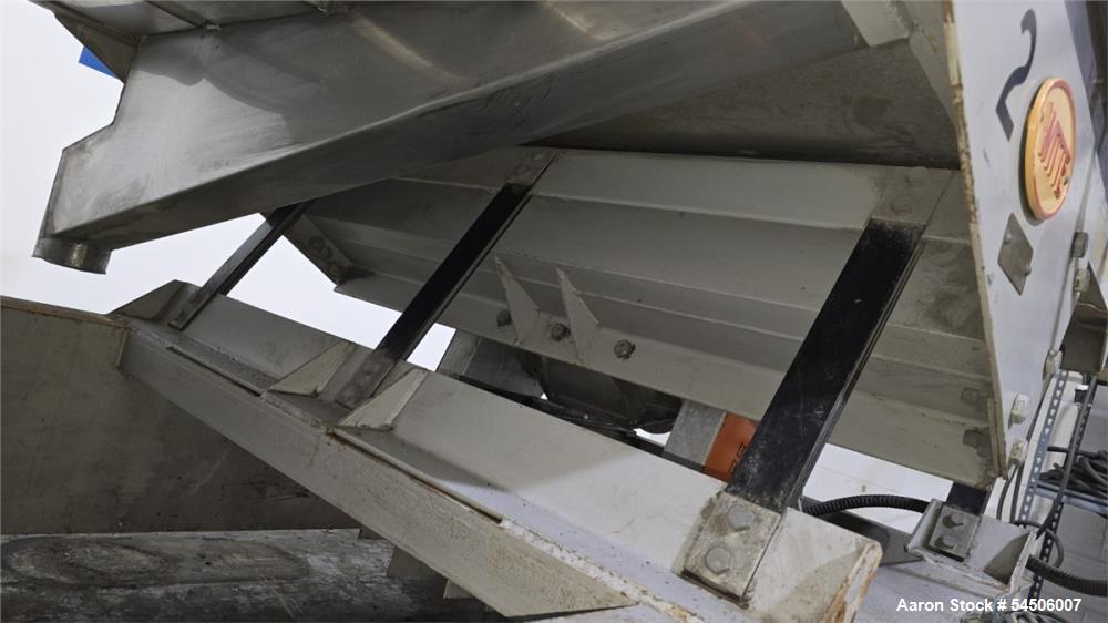 Used Witte 48" x 60" Plastic Pellet Classifier Table – Two-Stage Vibratory Pellet Screening System